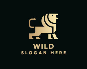Marketing - Golden Lion Sigil logo design