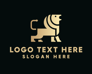 Venture Capital - Golden Lion Sigil logo design