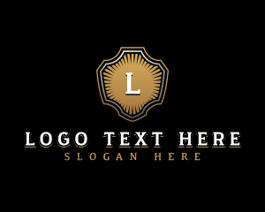 Luxury - Elegant Royal Shield logo design