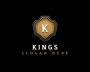 Elegant Royal Shield logo design