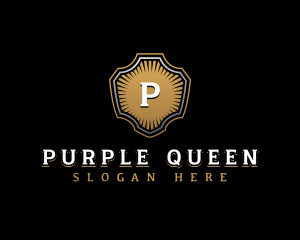 Elegant Royal Shield logo design