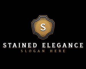 Elegant Royal Shield logo design