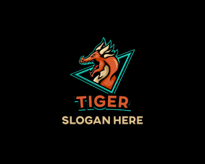 Dragon Gaming Creature Logo