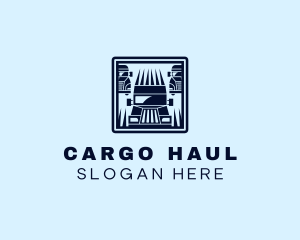 Fast Shipping Truck logo design