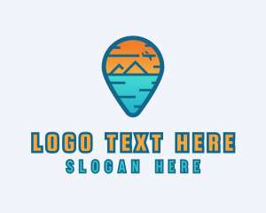 Tourist - Island Travel Navigator logo design