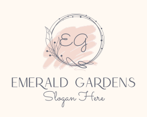 Leaf Event Decor logo design