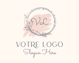 Watercolor - Leaf Event Decor logo design