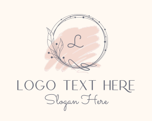 Beauty Shop - Leaf Event Decor logo design