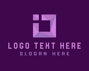 Letter At - Digital Tech Developer logo design