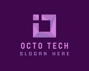 Tech Developer Letter O logo design