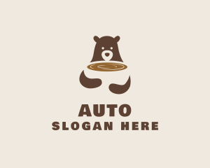 Coffee - Grizzly Bear Cafe logo design