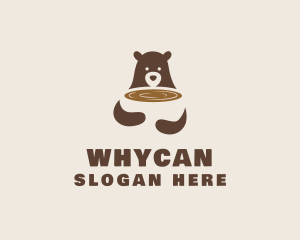 Bear - Grizzly Bear Cafe logo design