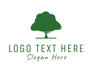 Eco-fiendly - Green Park Tree logo design