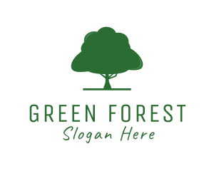 Green Park Tree logo design