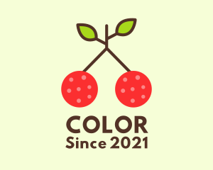 Tropical - Sweet Cherry Fruit logo design