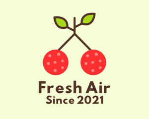 Sweet Cherry Fruit  logo design