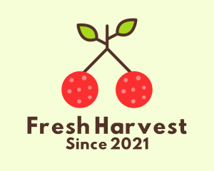 Sweet Cherry Fruit  logo design