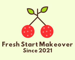 Sweet Cherry Fruit  logo design