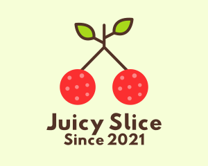 Sweet Cherry Fruit  logo design