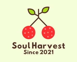 Sweet Cherry Fruit  logo design