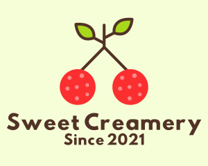 Sweet Cherry Fruit  logo design