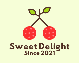 Sweet Cherry Fruit  logo design