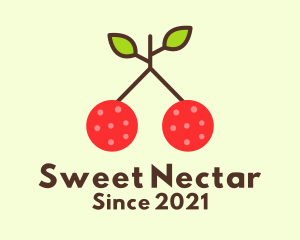 Sweet Cherry Fruit  logo design