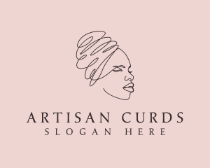 Beauty Lady Headwrap logo design