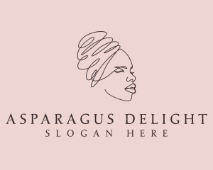 Beauty Lady Headwrap logo design