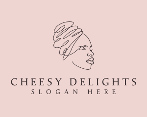 Beauty Lady Headwrap logo design