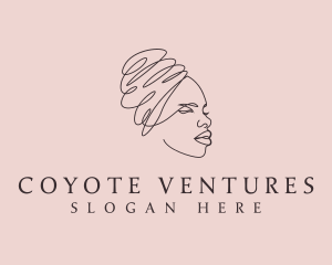 Beauty Lady Headwrap logo design