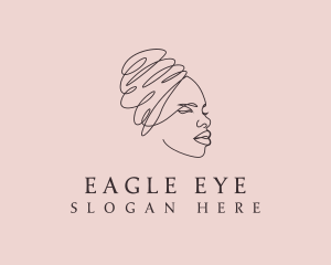 Beauty Lady Headwrap logo design