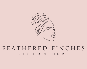 Beauty Lady Headwrap logo design