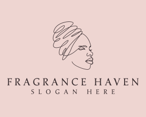 Beauty Lady Headwrap logo design