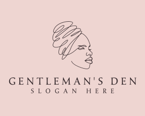 Beauty Lady Headwrap logo design