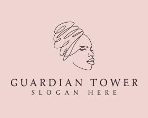 Beauty Lady Headwrap logo design