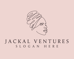 Beauty Lady Headwrap logo design