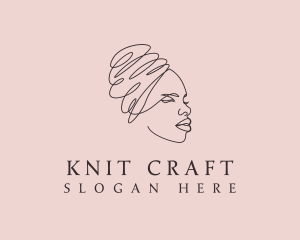 Beauty Lady Headwrap logo design