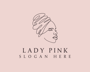 Beauty Lady Headwrap logo design