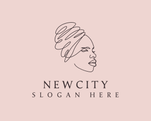 Beauty Lady Headwrap logo design