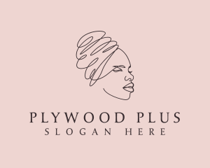 Beauty Lady Headwrap logo design