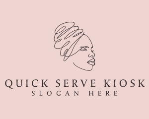 Beauty Lady Headwrap logo design