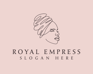 Beauty Lady Headwrap logo design