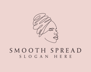 Beauty Lady Headwrap logo design