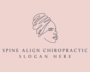 Beauty Lady Headwrap logo design