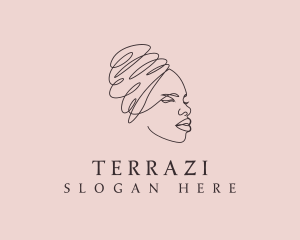 Beauty Lady Headwrap logo design