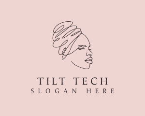 Beauty Lady Headwrap logo design