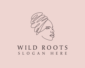 Beauty Lady Headwrap logo design