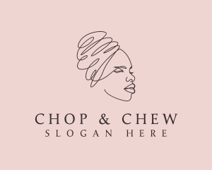 Chic - Beauty Lady Headwrap logo design