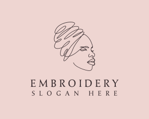 Beauty Lady Headwrap logo design